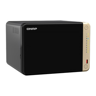 QNAP 威联通 TS-664 6盘位4G内存四核心处理器网络存储服务器内置双M.2插槽NAS私有云