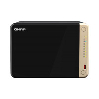 3.8焕新：QNAP 威联通 TS-664 NAS存储 黑色（N5105 4GB）