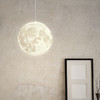 揽月 LD-2-35 LED月球吊灯 白玉色+白色 20cm