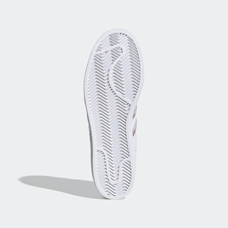 adidas 阿迪达斯 Superstar 女子运动板鞋 FZ2822 亮白/红 37