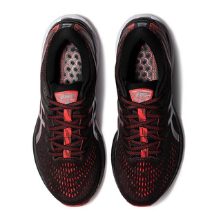 ASICS 亚瑟士 Gel-Kayano 28 男子跑鞋 1011B189-002 黑色/红色 45