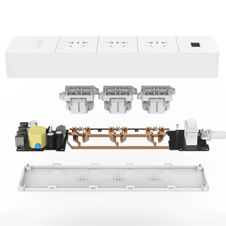 ORICO 奥睿科 IPC-3A4U 新国标插排 三位五孔+4USB