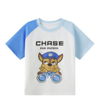 Paw Patrol 汪汪队立大功 TM222PS982 男童T恤 潮蓝拼接阿奇 130cm