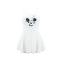BALNEAIRE 范德安 迪士尼米奇系列 女子裙式连体泳衣 61369 白色 S