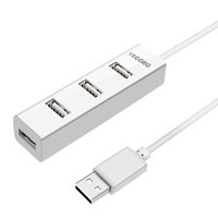 VEGGIEG 唯格 USB2.0集线器 一分四 1m 白色