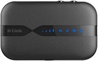 D-Link 友讯 DWR-932 4G/3G LTE 无锁无线 N300 移动宽带路由器 - Wi-Fi 便携式热点，黑色
