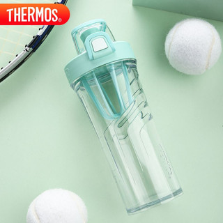 THERMOS 膳魔师 TP-4086M-BG Tritan塑料水杯 蓝色 500ml