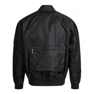 adidas ORIGINALS Ryv Bomber Jk 男子运动夹克 H07081 黑色/橙黄 XXL