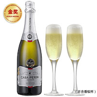 PLUS会员：casa perini est.1929 卡萨佩里尼 莫斯卡托起泡酒 7.5%vol 750ml