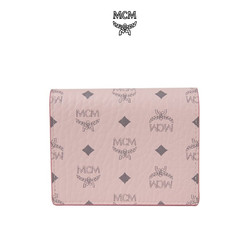 MCM 女款Visetos Original系列粉色钱包小号链条斜挎包 MYLAAVI02QH001
