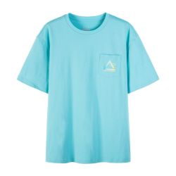 semir森马短袖t恤男夏季新款印花休闲上衣学生时尚宽松体恤衫