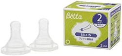 Bétta 蓓特 贝塔 BETTA 贝塔 智能系列 替换奶嘴 圆孔型 2个装
