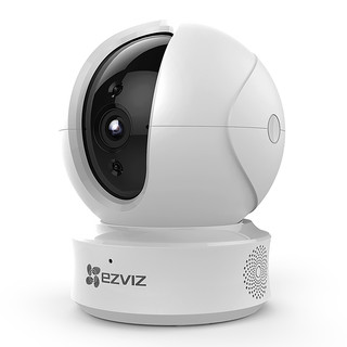 EZVIZ 萤石 C6CN 标准版 1080P智能云台摄像头 200W像素 红外 白色+64GB 内存卡