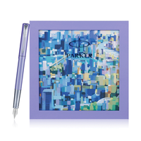 PARKER 派克 钢笔 威雅XL系列 银河紫 0.5mm 未来城市礼盒装