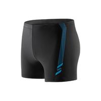 PEAK 匹克 男子平角泳裤 YS01145 黑兰色 XXXL