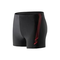 PEAK 匹克 男子平角泳裤 YS01145 黑红色 XXL