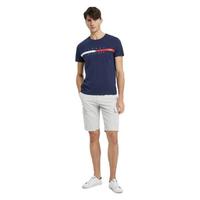 TOMMY HILFIGER 汤米·希尔费格 男士圆领短袖T恤 16572 深蓝色 M