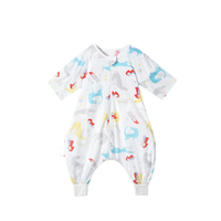 OUYUN 欧孕 OY152-1 婴儿分腿睡袋 单层中袖款 小红帽探险 S