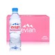  evian 依云 法国原装进口 天然矿泉水饮用水  整箱装弱碱性天然矿泉水山泉水 500ml*24 塑料瓶　