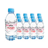 evian 依云 法国进口天然矿泉水瓶装饮用进口水弱碱性水 330mL 6瓶
