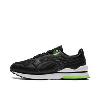 PUMA 彪马 R78 Futr Cyber 中性休闲运动鞋 381067-01 黑色/亮绿色 40.5