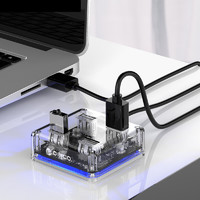 ORICO 奥睿科 MH4U-U3 一分四USB3.0集线器 1m
