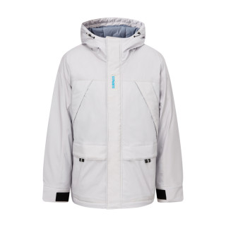 meters bonwe 美特斯邦威 男士连帽棉服 731117 晨雾灰 xl【报价 价格