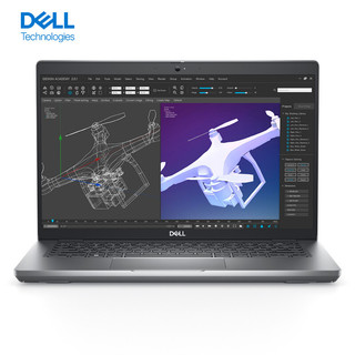 DELL 戴尔 Precision 3470 14英寸图形移动工作站笔记本i5-1250P/16G/512G固/集显/防蓝光屏/人脸识别/定制