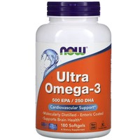 NOW 诺奥 超级Omega-3 深海鱼油软胶囊 180粒