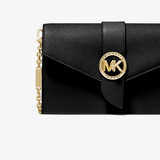 MICHAEL KORS 迈克·科尔斯 Charm系列 女士牛皮斜挎包 32S0G00C6L 黑色 中号