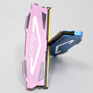 Kimtigo 金泰克 速虎X4系列 DDR4 3200MHz 台式机内存 马甲条 蓝色 16GB