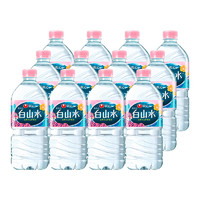 白山水 饮用水天然矿泉水 1L*12瓶