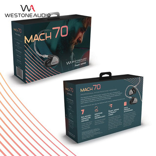 威世顿音频 威士顿Westone 马赫MACH80旗舰入耳式耳机八单元动铁监听耳机HiFi耳塞 MACH70