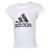adidas 阿迪达斯 JG BADGES TEE 儿童短袖T恤 FM4485