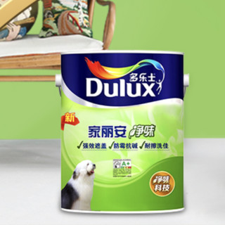 Dulux 多乐士 防水墙面漆套装 哑光白 15L