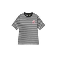 Semir 森马 苹果甜茶系列 女士圆领短袖T恤 10-7322100850 黑白色调 XL