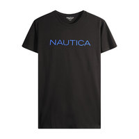 NAUTICA 诺帝卡 男士圆领短袖T恤 NDTS020472 经典黑 XXXL