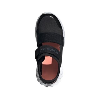 adidas ORIGINALS DOOM SANDAL C 儿童凉鞋 FV7600 1号黑色/亮白/闪耀红/蒸汽钢铁灰 29码