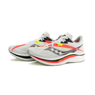 saucony 索康尼 Endorphin Pro 啡鹏 2 男子跑鞋 S20687-116 白红 40