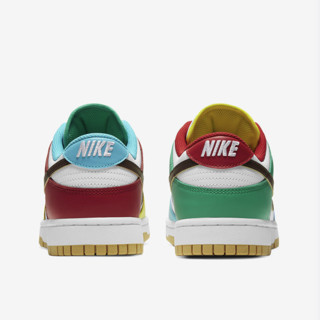 NIKE 耐克 Dunk Low Se 中性运动板鞋 DH0952-100 白/蓝/绿 35.5