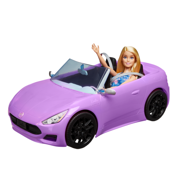 芭比娃娃玩具_barbie 芭比 敞篷汽车套装多少钱-什么值得买