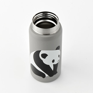 无印良品 MUJI 不锈钢保温保冷马克杯保温杯 亲子大熊猫
