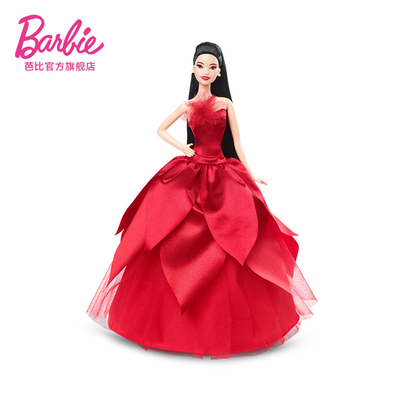 Barbie 芭比 娃娃Barbie 节日珍藏款国风女孩公主儿童生日礼物过家家 玩具