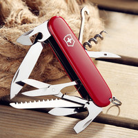 移动端、京东百亿补贴：维氏 HUNTSMAN 1.3713 都市猎人瑞士军刀 红色