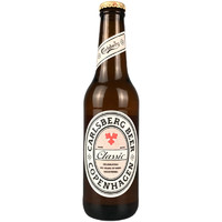 嘉士伯经典啤酒carlsberg塞浦路斯进口5度手工精酿全麦黄啤 330mlx6瓶