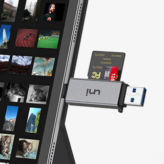 uni CASD01 SD/TF读卡器 USB-A/Type-C接口