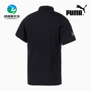 彪马PUMA高尔夫服装男士夏季短袖T恤golf服装时尚衫速干透气T恤男