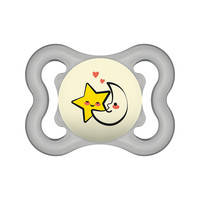 MAM 美安萌 Supreme系列 804472 安抚奶嘴 夜用款 灰色月亮星星 0月+