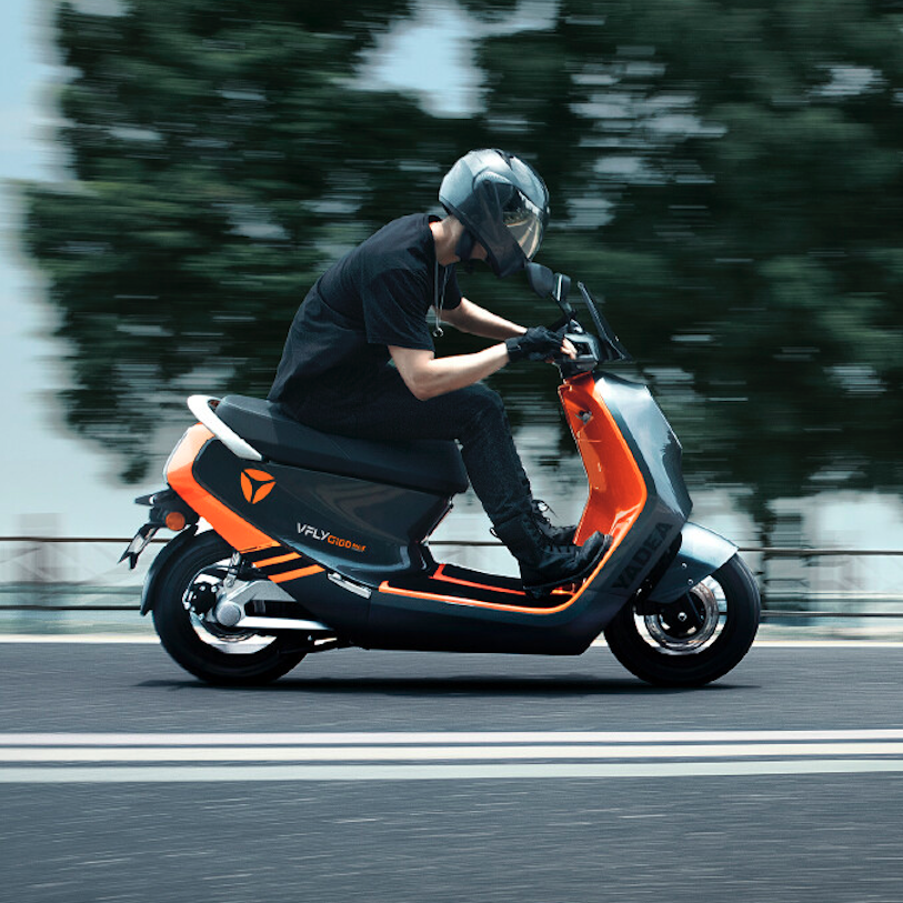 vfly 飞越 雅迪vfly电动车g100max高速电摩72v锂电6000w电机强动力