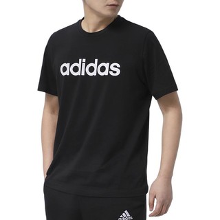 adidas NEO M Ce Logo T1 男子运动T恤 GP4887 黑色 XS